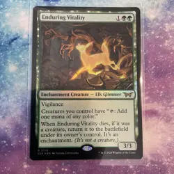 Enduring Vitality (FOIL) x1 - MTG Duskmourn: House of Horror DSK #176 - Image 1