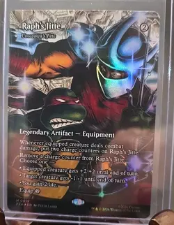 Raph's Jitte - Umezawa's Jitte (Borderless) Teenage Mutant Ninja Turtles Foil NM - Image 3