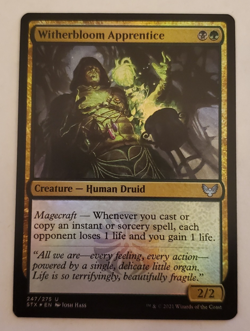 1x Witherbloom Apprentice FOIL Strixhaven MTG Magic the Gathering NM - Image 1