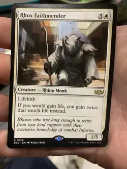 [MTG] Rhox Faithmender (0128) (TDC) NM - Image 1