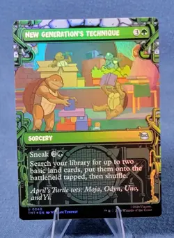 New Generation's Technique (Showcase) Foil NM 240 TMNT MTG - Image 1