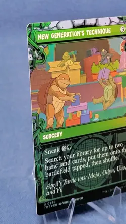 New Generation's Technique (Showcase) Foil NM 240 TMNT MTG - Image 3