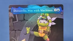 Donatello Way with Machines Borderless 197 Teenage Mutant Ninja Turtles Foil NM - Image 3