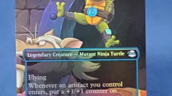 Donatello Way with Machines Borderless 197 Teenage Mutant Ninja Turtles Foil NM - Image 4