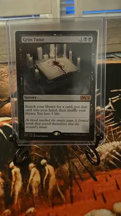 Grim Tutor Regular - Core Set 2021 NM x1 MTG Magic - Image 1