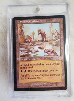 Yavimaya Hollow - Urza's Destiny - Legendary Land - Magic the Gathering - 1999 - Image 1