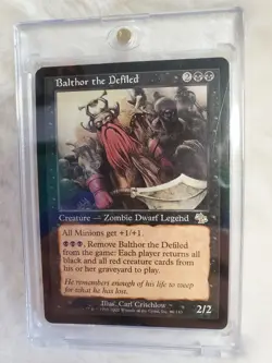 Balthor the Defiled - Judgement - Zombie Dwarf Legend - Magic the Gathering - Image 1