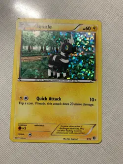Blitzle ( 6/12 ) Rare McDonald's Promo 2011 Pokemon TCG Vintage LP * - Image 1