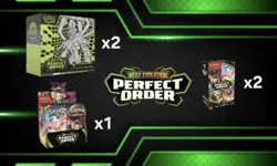 Pokemon Center Perfect Order 2-PC ETB, 1-Booster Box, 2-Booster Bundles PRESALE - Image 1