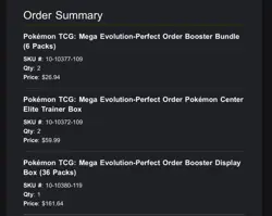 Pokemon Center Perfect Order 2-PC ETB, 1-Booster Box, 2-Booster Bundles PRESALE - Image 2