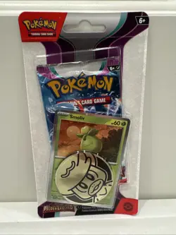 Pokemon TCG Paldea Evolved Smoliv Promo Blister Booster Pack Scarlet And Violet - Image 1