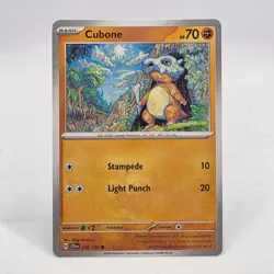 Cubone 076/159 C Journey Together NM Pokemon TCG - Image 1