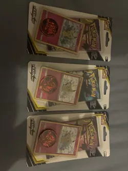 Lot 3 Sealed TEAM UP Blister Packs (Mimikyu Promo) Pokemon - Gengar Pikachu Art - Image 4