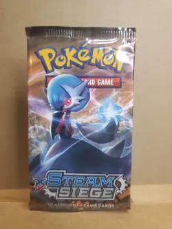 Pokemon XY Steam Siege Booster Pack Sealed Random Art - Image 1