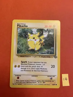 Pikachu 60/64 Jungle Common Pokemon TCG Wizards 1999 - Image 1
