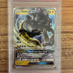 PSA 10 Raikou GX Holo SM121 Black Star Promo Legend Johto 2018 - Pokemon TCG - Image 2