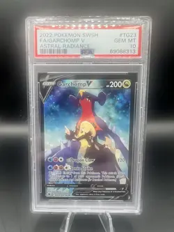 PSA 10 Garchomp V TG23/TG30 Astral Radiance Trainer Gallery FA Pokemon TCG - Image 1
