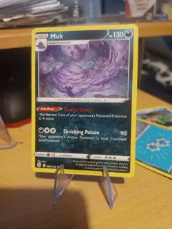 Muk 085/172 Regular Rare Brilliant Stars Pokemon TCG MINT - Image 1