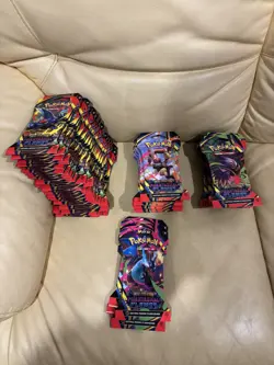 Pokemon Phantasmal Flames 60x Sleeved Booster Packs ✅ FREE SHIPPING ✅ - Image 1