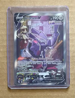 Pokemon Fusion Strike Genesect V Alternate Full Art Ultra Rare 255/264 - Image 1