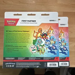 Pokemon TCG First Partner Illustration Collection Box Series 1 New & Sealed x2 - Image 4