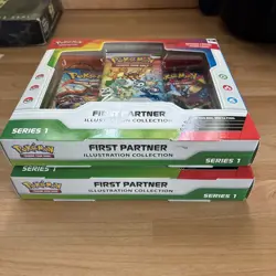 Pokemon TCG First Partner Illustration Collection Box Series 1 New & Sealed x2 - Image 5