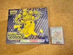 Pokemon TCG Surging Sparks Elite Trainer Box ETB New/Sealed + Gargantula UR NM - Image 1
