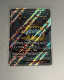 2017 Pokemon Sun and Moon Crimson Invasion – Guzzlord Full Art GX #105/111 - Image 1