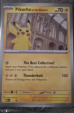 Sealed Pikachu At The museum Promo Pokemon National History Museum Jumbo - Image 1
