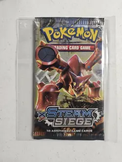 Pokemon XY Steam Siege Booster Pack Volcanion Art - Image 1