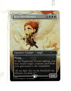 MTG SkeenAB Reya Dawnbringer RAINBOW FOIL from SLD. NM. - Image 1