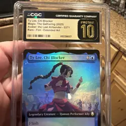 Ty Lee, Chi Blocker Ext Art Foil Avatar: The Last Airbender CGC Pristine 10 Pop1 - Image 2