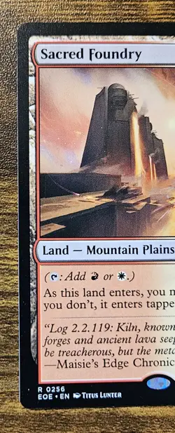 2x Sacred Foundry - Rare - NM - MTG Edge of Eternities - Regular ⚔B&B - Image 2