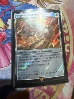 Wrecking Ball Arm (Surge Foil) #100 Final Fantasy FIC Magic MTG LP - Image 1
