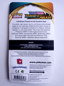 2x Blister Packs Pokemon SWSH Darkness Ablaze Pikachu & Hatenna Promo - Sealed - Image 2