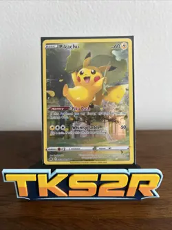 2023 Pokemon SWSH Crown Zenith Galarian Gallery Pikachu #GG30/GG70 NM - Image 1