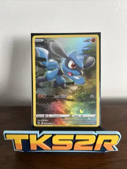 Pokemon Riolu Full Art Crown Zenith NM/M GG26/GG70 2023 - Image 1
