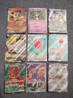 Pokemon Card Lot Holo V EX Victini Ralts Aegislash Zacian Volcanion 18 Cards - Image 1