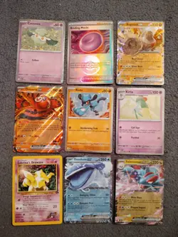 Pokemon Card Lot Holo V EX Victini Ralts Aegislash Zacian Volcanion 18 Cards - Image 3