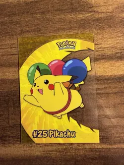 2000 Topps Pokemon Pikachu #PC1 #25 TV Animation Clear Card NM - Image 1