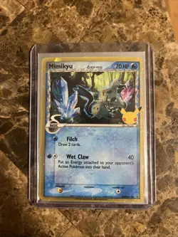 Pokemon TCG Celebrations Mimikyu SWSH136 Holo Rare Promo Card NM - Image 1