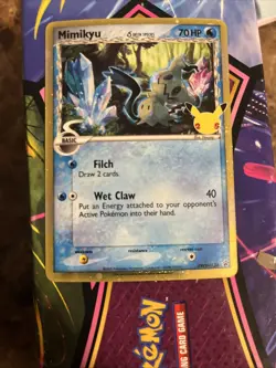 Pokemon TCG Celebrations Mimikyu SWSH136 Holo Rare Promo Card NM - Image 4