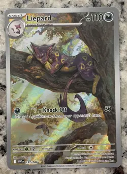 Liepard 137/086 Illustration Rare!!! English Pokemon White Flare NM!!!! - Image 1