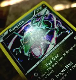 Pokemon TCG Rayquaza XY141 Cosmos Holo - XY: Black Star Promos 2016 Card LP - Image 2