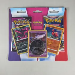 Pokemon 2-Pack Blister Articuno Zapdos Moltres Fusion Strike Astral Radiance Sea - Image 1