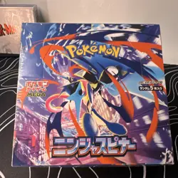 Pokemon Ninja Spinner MEGA Box Japanese Greninja TCG 5 Cards - Image 1