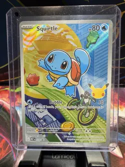First Partner Illustration Squirtle Promo Full Art Holo 039 Pokemon TCG - Image 1