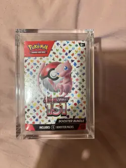 Pokemon Booster Bundle Premium Acrylic Display Protector Case UV Protection - Image 1
