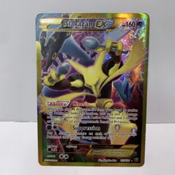 Alakazam EX 125/124 XY Fates Collide 2016 Secret Holo Rare Pokemon Card MP - Image 1