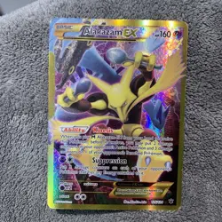 Alakazam EX 125/124 XY Fates Collide 2016 Secret Holo Rare Pokemon Card MP - Image 3